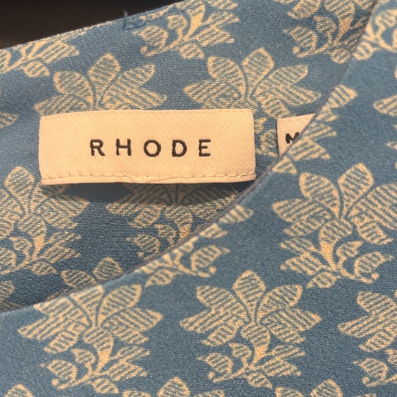 RHODE Blue and White Patterned Maxi Dress - Picture 2 of 3
